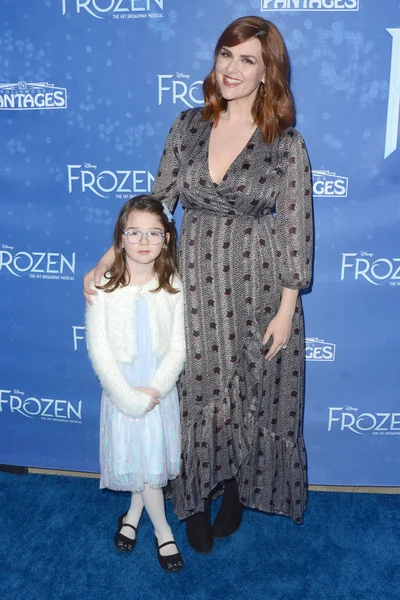 Los Angeles Dec Sara Rue Première Van Frozen Het Pantages — Stockfoto