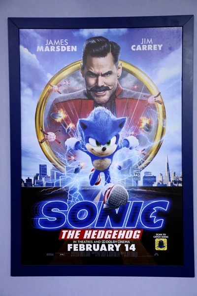 Los Angeles Feb Allmän Atmosfär Vid Sonic Hedgehog Special Screening — Stockfoto