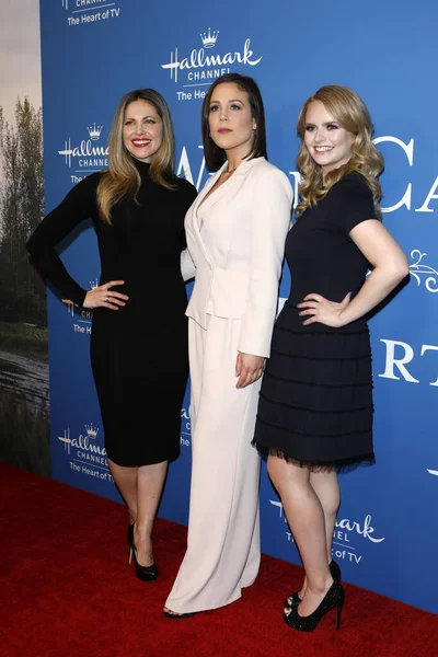 Los Ángeles Febrero Pascale Hutton Erin Krakow Andrea Brooks Estreno — Foto de Stock