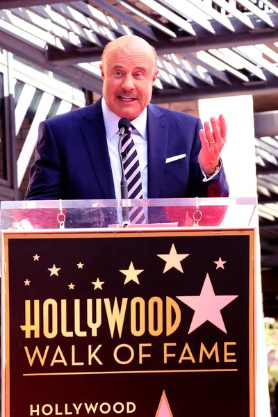 Los Ángeles Feb Phil Mcgraw Ceremonia Del Phil Graw Star — Foto de Stock