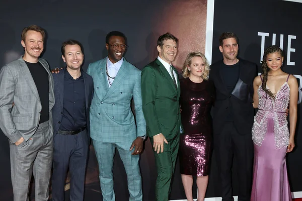 Los Angeles Feb Michael Dorman Leigh Whannell Aldis Hodge Jason — Foto Stock