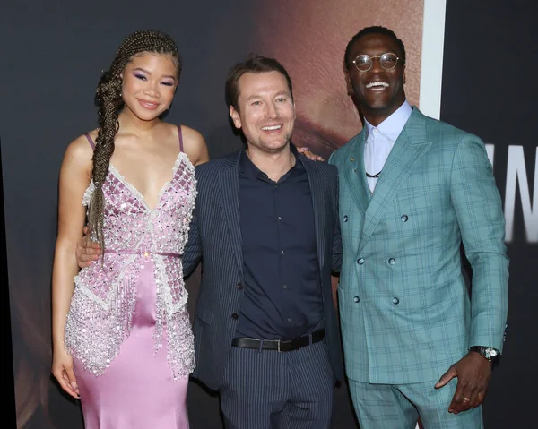 Los Angeles Şubat Storm Reid Leigh Whannell Aldis Hodge Görünmez — Stok fotoğraf