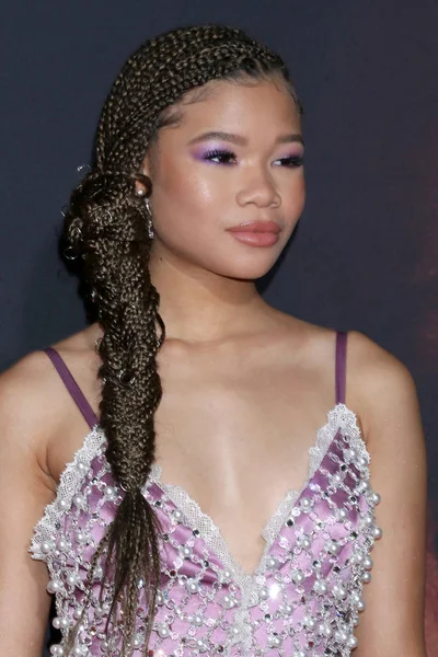 Los Angeles Feb Storm Reid Invisible Man Premiere Tcl Chinese — 스톡 사진