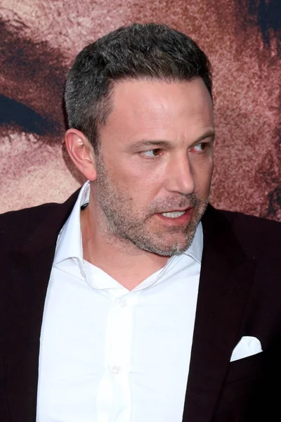 Los Angeles Mrt Ben Affleck Terugweg Première Regal Live Maart — Stockfoto