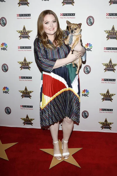 Los Angeles Février Lauren Ash Beverly Hills Dog Show Présentée — Photo