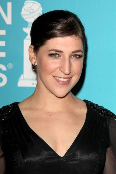 Los Angeles Dec Mayim Bialik Hfpa Instyle Present Night Firsts — Stockfoto