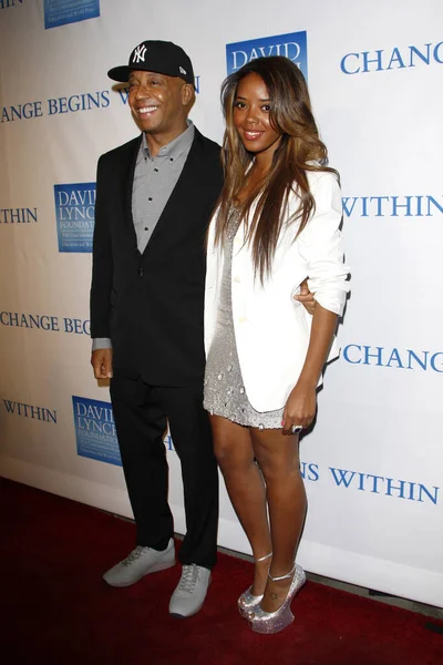 Los Angeles Dec Russell Simmons Angela Simmons 3Rd Annual Change — 스톡 사진