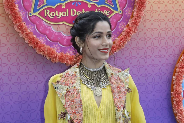 Los Angeles Mrt Freida Pinto Het Première Disney Junior Mira — Stockfoto