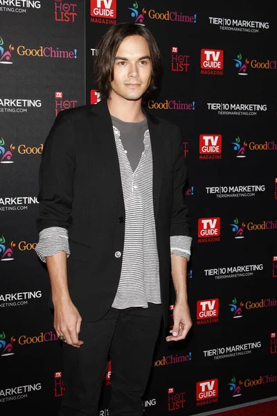 Los Angeles Nov Tyler Blackburn Alla Guide Magazine Hot List — Foto Stock