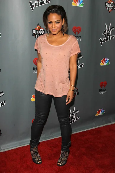 Los Ángeles Nov Christina Milian Evento Voice Temporada Top House — Foto de Stock