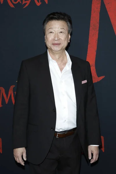 洛杉矶 3月9日 Tzi Ma出席了2020年3月9日在加州洛杉矶举行的Dolby剧场 Mulan 首映式 — 图库照片
