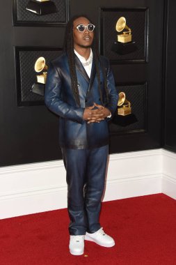 LOS ANGELES - JAN 26:  Takeoff at the 2020 Grammy Awards - Arrivals at the Staples Center on January 26, 2020 in Los Angeles, CA