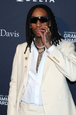 LOS ANGELES - JAN 25:  Wiz Khalifa at the Clive Davis Pre-GRAMMY Gala at the Beverly Hilton Hotel on January 25, 2020 in Beverly Hills, CA