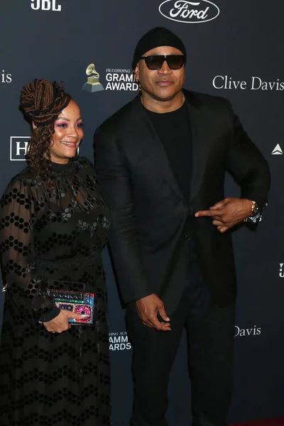 Los Angeles Jan Cool Wife Clive Davis Pre Grammy Gala — ストック写真