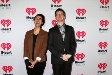LOS ANGELES - JAN 17:  Menaka Wilhelm, Sanden Totten at the 2020 iHeartRadio Podcast Awards at the iHeart Theater on January 17, 2020 in Burbank, CA