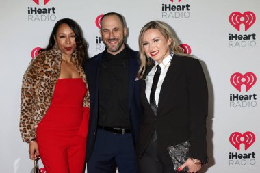 LOS ANGELES - JAN 17:  Rasha Pecoraro, Zak LEvitt, Yvette Gentile at the 2020 iHeartRadio Podcast Awards at the iHeart Theater on January 17, 2020 in Burbank, CA