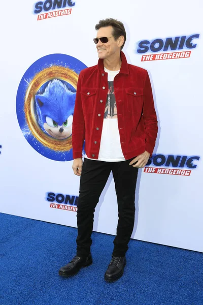 Los Angeles Jan Jim Carrey Sonic Hedgehog Family Day Event — Stockfoto