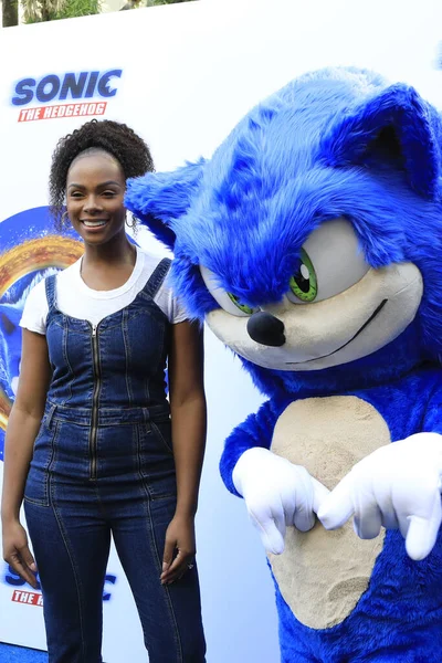 Los Angeles Jan Tika Sumpter Sonic Hedgehog Family Day Event — Stockfoto