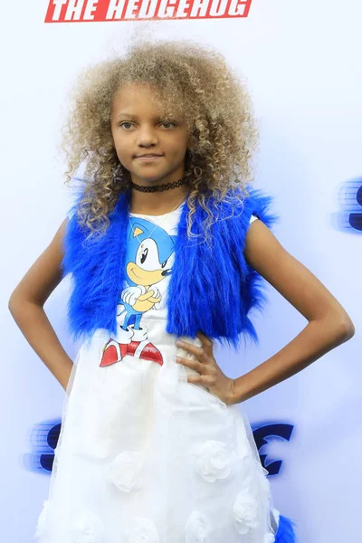 Los Angeles Jan Zuri Miles Sonic Hedgehog Family Day Event — Zdjęcie stockowe