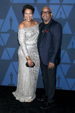 LOS ANGELES - OCT 27: Robin Burgess, Terence Blanchard 27 Ekim 2019 'da Los Angeles' ta Dolby Tiyatrosu 'nda valilik ödüllerinde