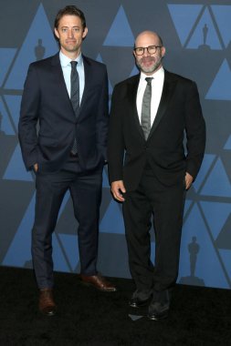 LOS ANGELES - OCT 27: Scott Z Burns, Daniel Jones Dolby Tiyatrosu 'ndaki Valilik Ödülleri' nde 27 Ekim 2019, Los Angeles, CA