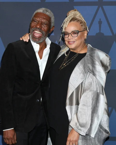 Los Angeles Oktober 2019 Vondie Curtis Hall Kasi Lemmons Bei — Stockfoto