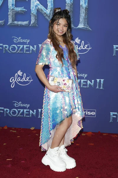 Los Angeles Lis Anjelica Hale Premierze Frozen Teatrze Dolby Listopada — Zdjęcie stockowe