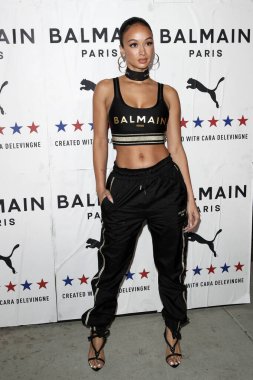 Los Angeles - 21 Kasım 2019 'da Los Angeles, Ca' da Cara Delevingne 'la birlikte Milk Stüdyoları' nda Draya Michele kuruldu.