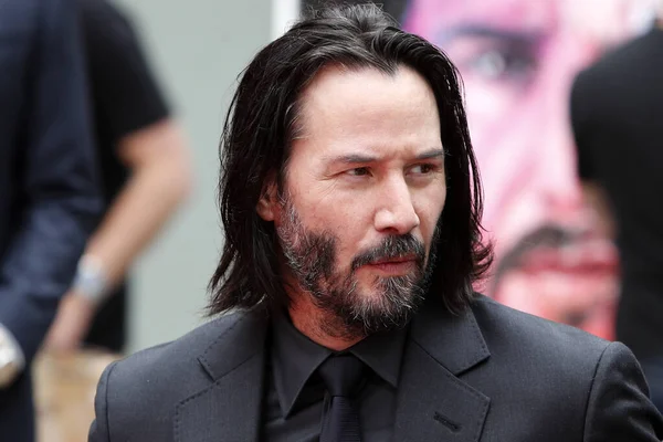 Los Angeles - 14 Mayıs: Keanu Reeves 14 Mayıs 2019'da Los Angeles,Ca'daki Tcl Çin Tiyatrosu Imax'ta Keanu Reeves El ve Ayak Baskı Töreni'nde