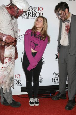 LOS ANGELES - SEP 29: 10. Yıllık Dark Harbor Media 'da Brec Bassinger ve 29 Eylül 2019' da Queen Mary 'de VIP Night, Long Beach, CA