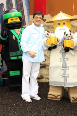 LOS ANGELES - 14 Eylül 2017 'de Legoland Ninjago Fotoğraf Çağrısı' nda Jackie Chan