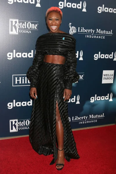 Los Angeles Apr Cynthia Erivo Vid Årliga Glaad Media Awards — Stockfoto