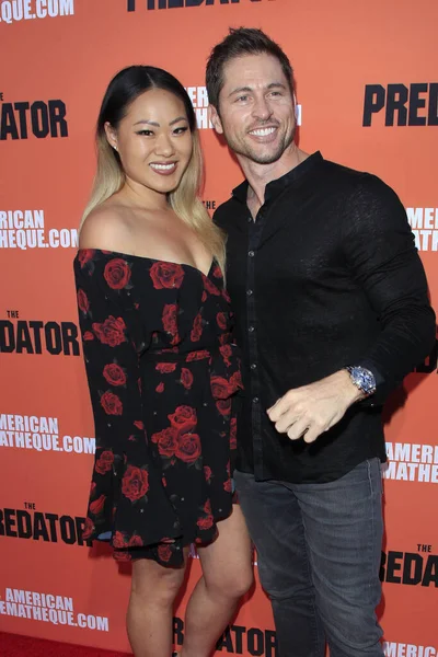 Los Angeles Sep Angela Lin Jason Faunt Predator Screening Teatro — Fotografia de Stock