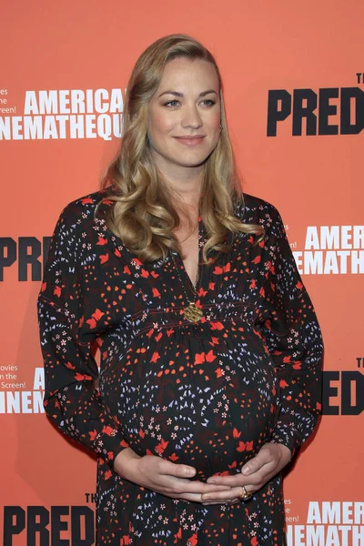 Los Ángeles Sep Yvonne Strahovski Predator Proyección Teatro Egipcio Septiembre —  Fotos de Stock