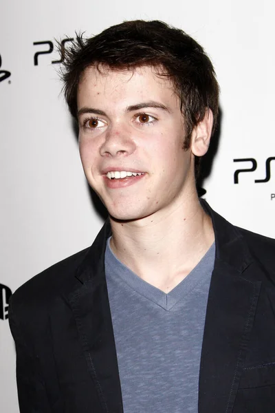 Los Angeles 2012年2月15日 Alexander Gould ソニー プレイステーションでPs Vitaポータブルエンターテイメントシステムを発表2012年2月15日 カリフォルニア州ロサンゼルス — ストック写真