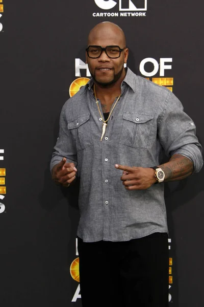 Los Angeles Feb Flo Rida 2012 Cartoon Network Hall Game — Stockfoto