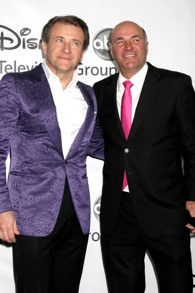 Los Ángeles Enero Robert Herjavec Kevin Leary Abc Tca Party —  Fotos de Stock