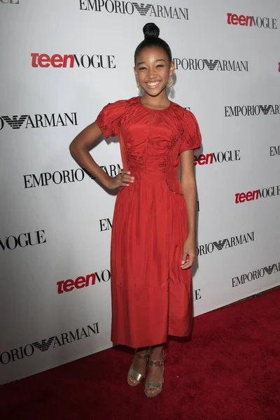 Los Angeles Sep Amandla Stenberg Young Hollywood Party Annuelle Teen — Photo