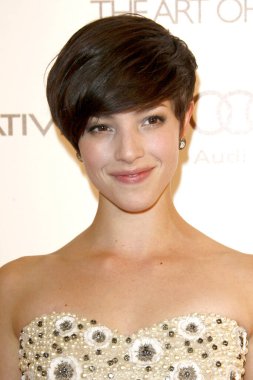 LOS ANGELES - 14 Ocak 2012 'de Los Angeles, CA' da bulunan Union Station 'daki 2012 Elysium Cennet Galasında Olivia Thirlby