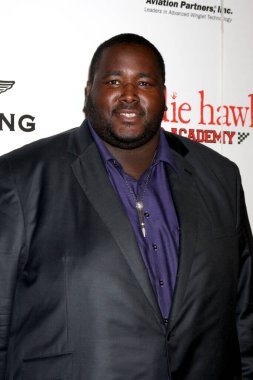 LOS ANGELES - 20 Ocak 2012 'de Beverly Hilton Oteli' nde 9. Geleneksel Havacılık Efsaneleri Ödülleri 'nde Quinton Aaron