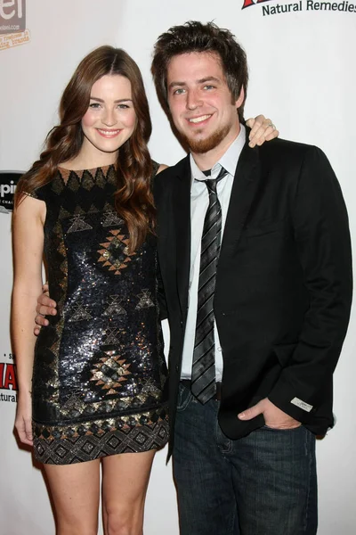 Los Angeles Dec Jonna Walsh Lee Dewyze Vocalizeu Launch Party — Stock Photo, Image