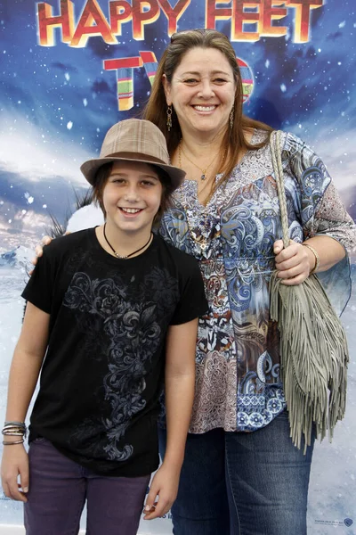 Los Ángeles Nov Milo Manheim Camryn Manheim Estreno Happy Feet —  Fotos de Stock