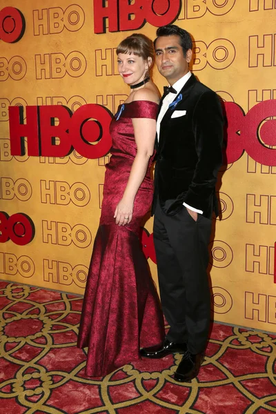 Los Angeles Września Emily Gordon Kumail Nanjiani Hbo Party Pacific — Zdjęcie stockowe