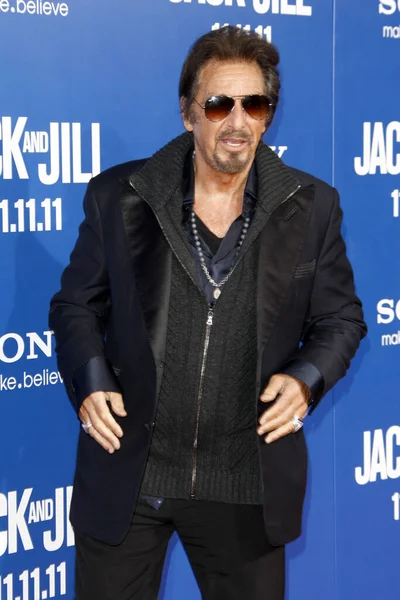 Los Angeles Nov Pacino Jack Jill Premiär Village Theater Den — Stockfoto