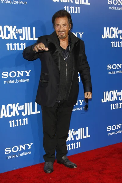 Los Ángeles Nov Pacino Estreno Jack Jill Village Theater Noviembre — Foto de Stock