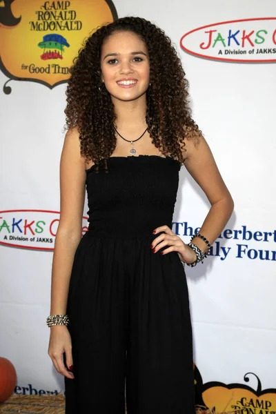 Los Ángeles Octubre Madison Pettis Camp Ronald Mcdonald 20º Carnaval — Foto de Stock