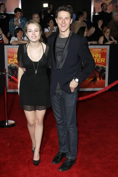 Los Angeles Feb Bridgit Mendler Gość Premierze John Carter Regal — Zdjęcie stockowe