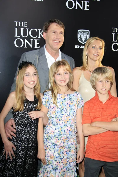 Los Angeles Apr Nicholas Sparks Lucky One Premiere Grauman Chinese — Stock Photo, Image