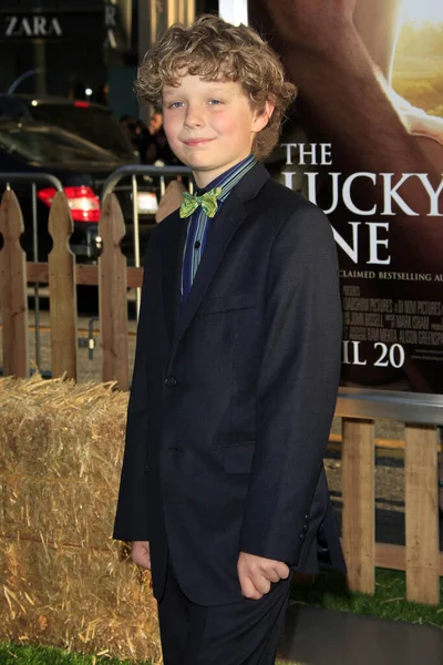 Los Angeles Apr Riley Thomas Stewart Alla Premiere Lucky One — Foto Stock