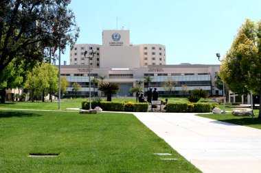 LOS ANGELES - 11 Nisan 2020 'de Loma Linda Üniversitesi Tıp Merkezi' ndeki COVID-19 nedeniyle hastanedeki Loma Linda Üniversitesi Tıp Merkezi